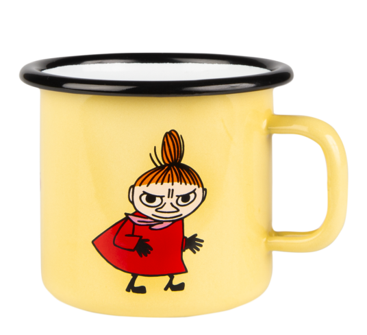 Muurla Moomin emaljekopp 25 cl Little My Gul Muurla Moomin emaljekopp 25 cl Little My Gul