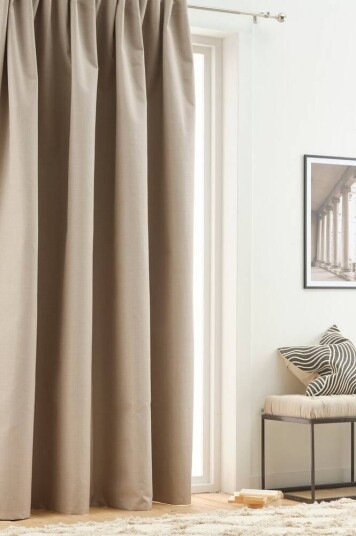 Jotex ERIS gardin med multifunksjonsbånd - 1 lengde ekstra bred Beige 1638063-01-250 1638063-01-300