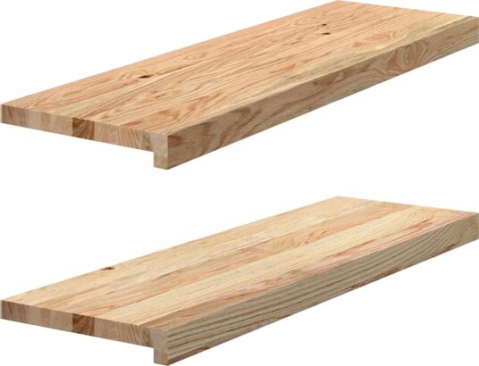Vinduskarmer 2 stk Ubehandlet 80x25x2cm Heltre Eik Vinduskarmer 2 stk Ubehandlet 80x25x2cm Heltre Eik