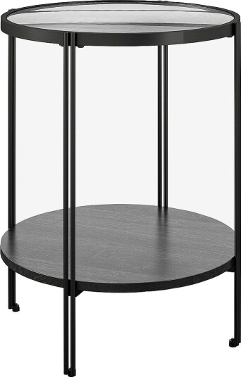Dorel HomeEndebord Rundt WainwrightSvartAvlastningsbord & sidebord