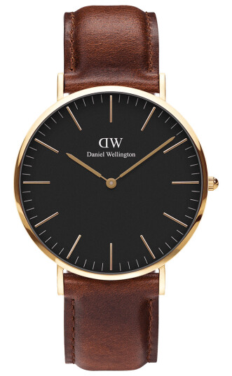 Daniel Wellington DW Klokke Classic St Mawes 40mm Gold Daniel Wellington DW Klokke Classic St Mawes 40mm Gold