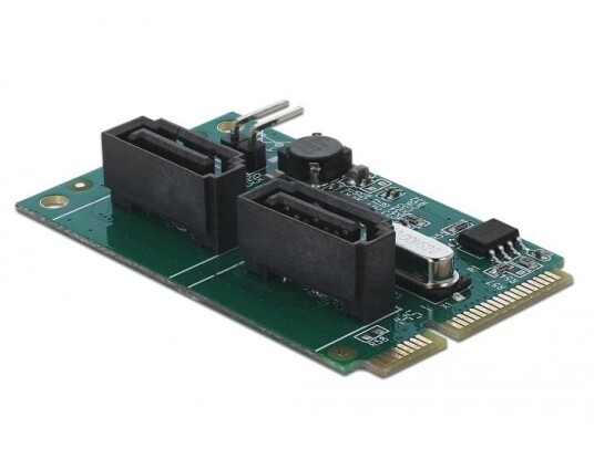 DELOCK Mini PCIe Converter to 2 x SATA with RAID DELOCK Mini PCIe Converter to 2 x SATA with RAID