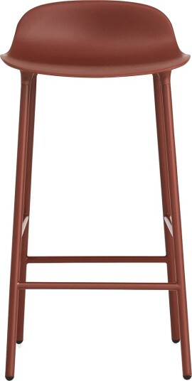 Normann Copenhagen Form Barstol 65 cm Rød/Stål Normann Copenhagen Form Barstol 65 cm Rød/Stål