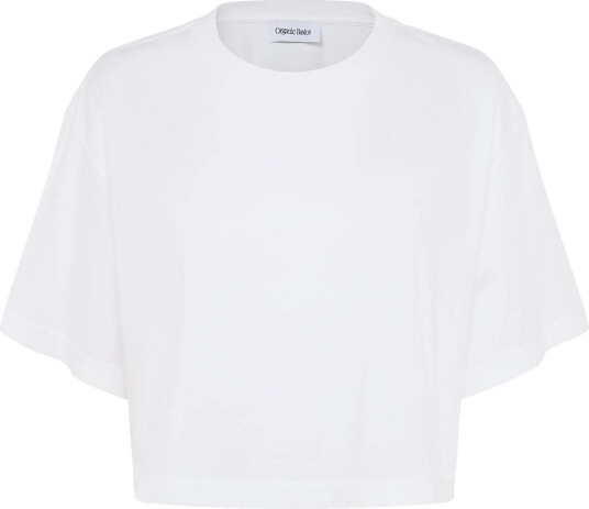 Organic Basics | True Boxy Crop Tee | M