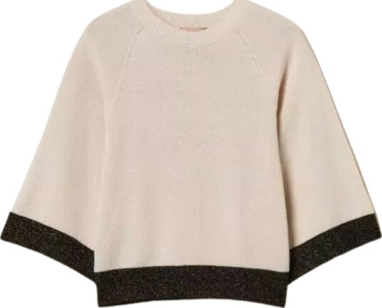 Twinset Dame Strikkevarer Beige M,