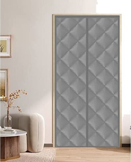Magnetisk termisk dørgardin 100 x 210 cm Kulde og varmebeskyttelse Lydisolering Vanntett Vindtett
