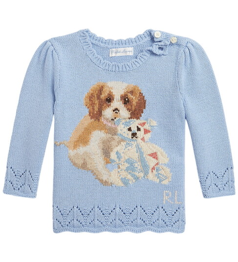 Ralph Lauren Polo Genser Strikk Chambray Blue Polo 2 år 92 Genser Blå Ralph Lauren Polo Genser Strikk Chambray Blue Polo 2 år 92 Genser Blå