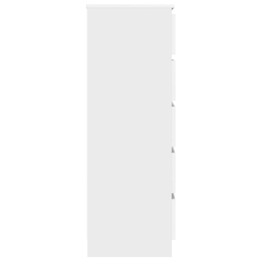 Kommode hvit 60x36x103 cm konstruert tre 8720845679231 Kommode hvit 60x36x103 cm konstruert tre 8720845679231
