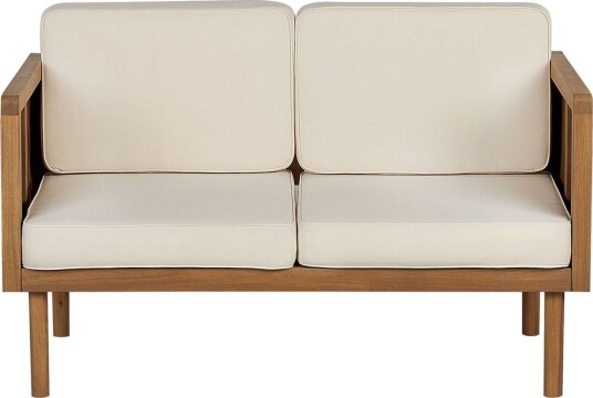 2 sitssoffa Beliani Baratti Light wood\|\|Beige