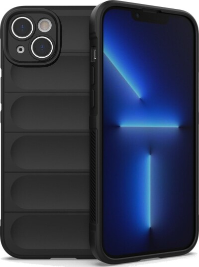 Hurtel Magic Shield Case for iPhone 14 Plus Flexible Armored Cover Black