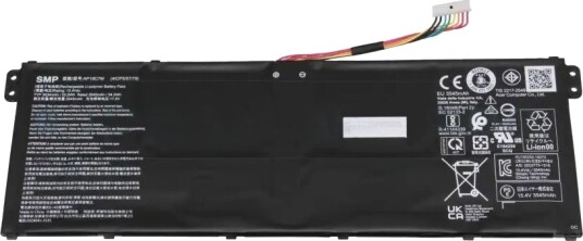 ACER-batteri 3634 mAh, 4S1P, Ap18C, 15,4 V