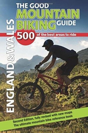 The Good Mountain Biking Guide - England & Wales Av Richard Ross, Stephen Ross