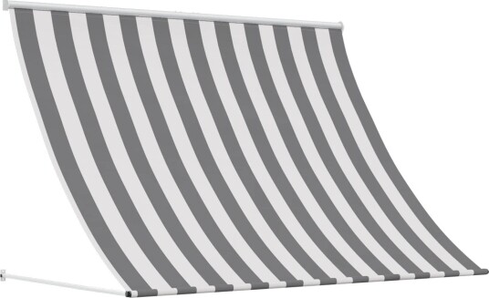 vidaXL Markise Antrasitt og Hvit 300 x 150 cm