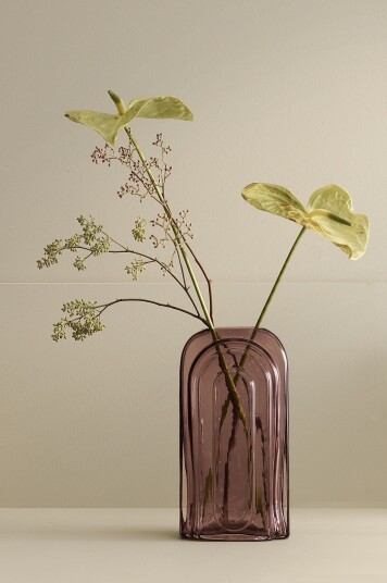 Ellos Home Vase Bowie høyde 25 cm Grå