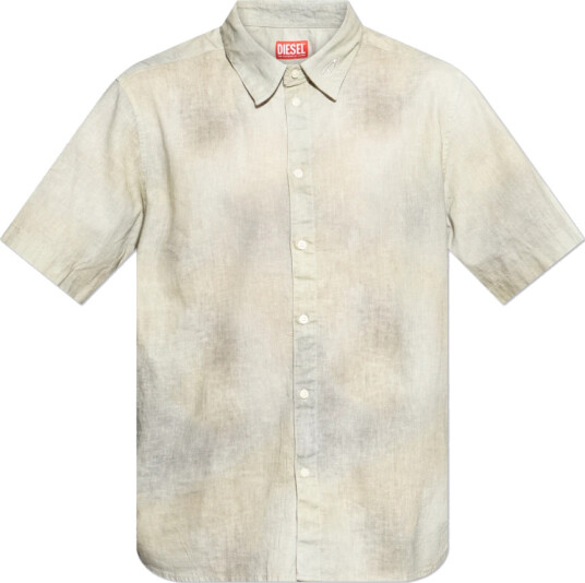 Diesel Herre Skjorter Grå 2XL, Diesel Herre Skjorter Grå 2XL,