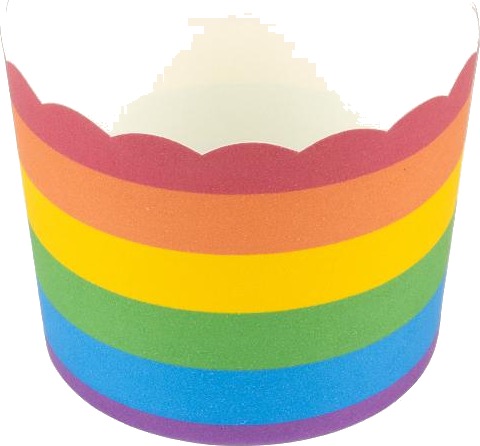 Cacas  Pride muffinsformer i papp 20 stk