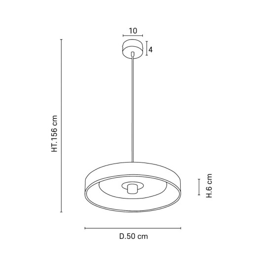 MARKET SET Portinatx hengelampe Ø 50 cm hvit   Stue 6 Hvit