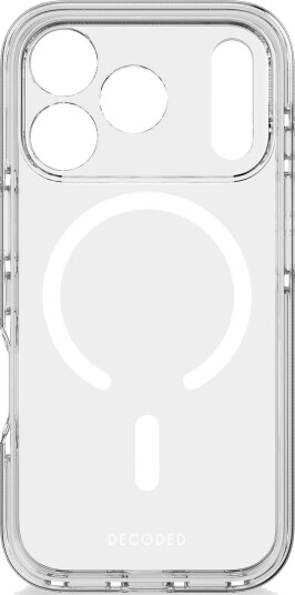 Decoded DropTec Gjennomsiktig MagSafe deksel for iPhone 17 Pro   Transparent