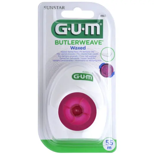 GUM Floss Butlerweave vokset uten smak GUM Floss Butlerweave vokset uten smak
