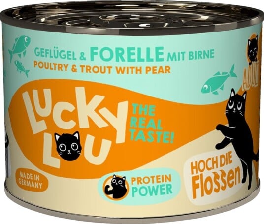 Lucky Lou Våtfôr Voksen Fjørfe Og Ørret 24 X 200 G