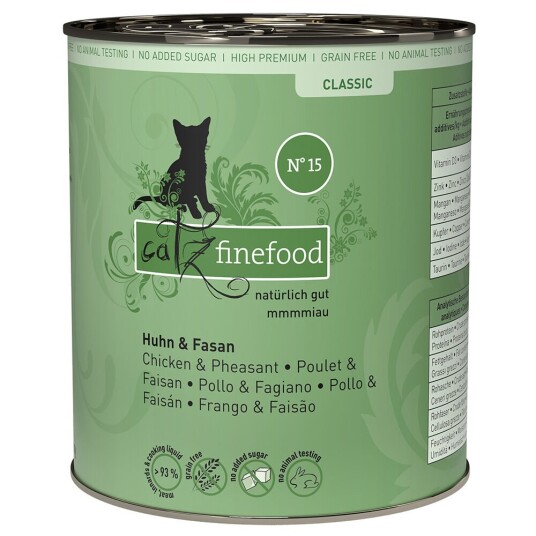catz finefood bokser 6 x 800 g - Kylling & Fasan catz finefood bokser 6 x 800 g - Kylling & Fasan