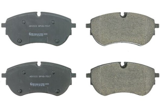 Bremseklosser AISIN BPVG-7017 Bremseklosser AISIN BPVG-7017