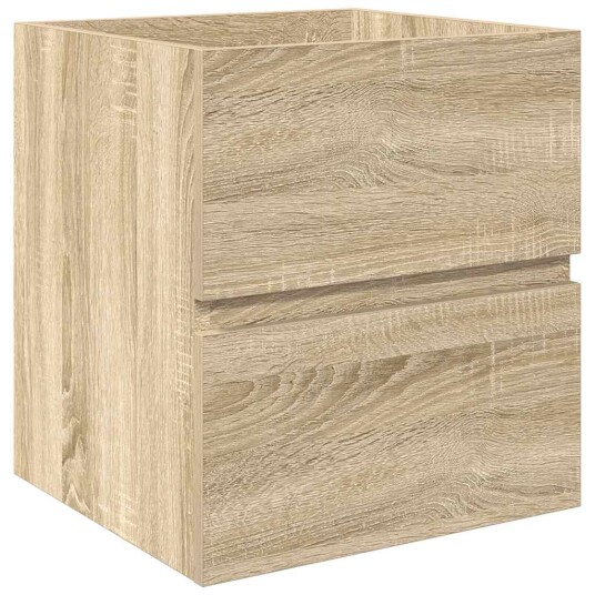 Vidaxl Baderomsskapsett 2 deler sonoma eik konstruert tre 3325038 Vidaxl Baderomsskapsett 2 deler sonoma eik konstruert tre 3325038