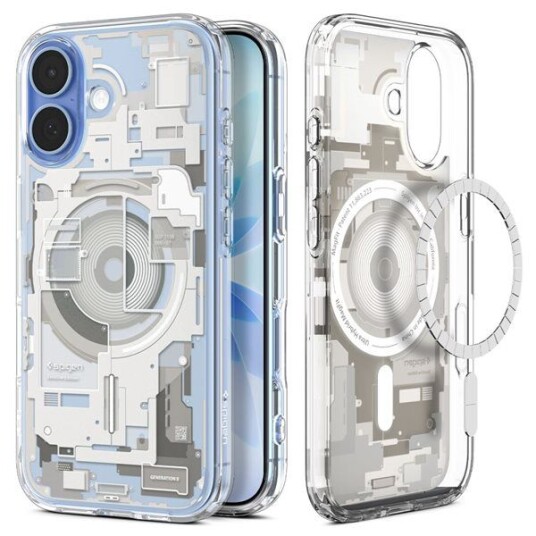 Spigen Ultra Hybrid MagSafe Deksel til iPhone 17 - Natural Titanium
