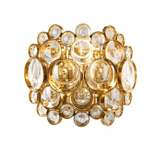 Avant vegglampe gull