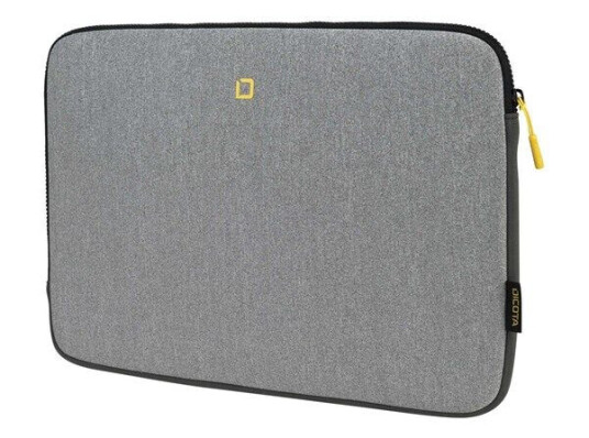 Dicota Skin FLOW 14" Laptop Sleeve Grey/Yellow