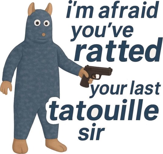 Sticker You've Ratted Your Last Ratatouille Sir 4 Stickers