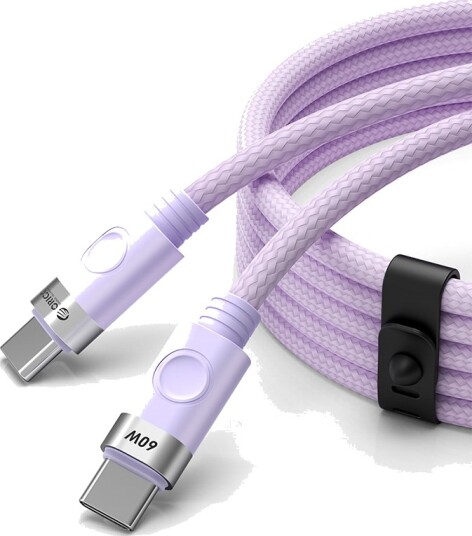 Orico USB-C til USB-C-kabel 1m 60W Lilla med Power Delivery