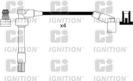 Tennplugg kabelsett QUINTON HAZELL XC1125