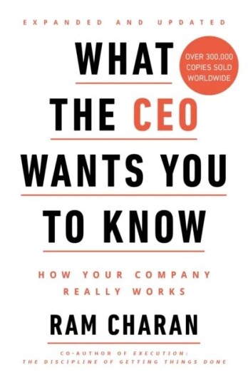 What The Ceo Wants You To Know Av Ram Charan