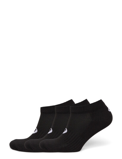 Asics 3 Pack Ankle Sock   Black   XL