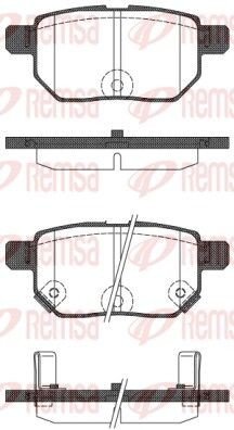 Bremseklosser REMSA 1286.22 Bremseklosser REMSA 1286.22