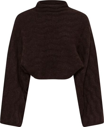 Soaked Slidalia Poncho Pullover - Brown - M