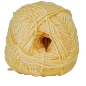 Hjertegarn Lana Cotton 212 Garn Farge 3050 Gul