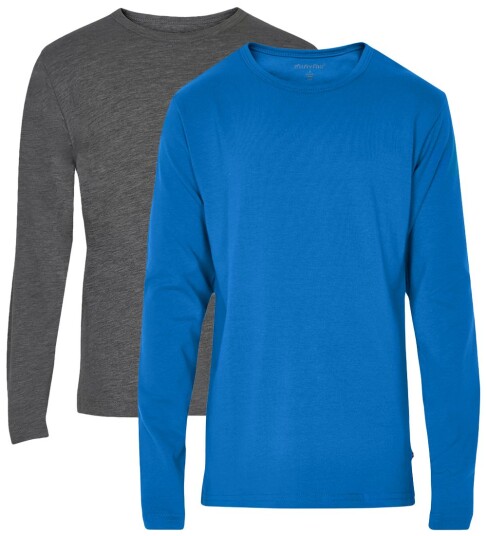 Minymo Genser 2 pack Blå/grå 1 år 80 Genser