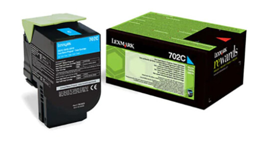 Lexmark 702CE / 70C20CE - Laser toner Blå