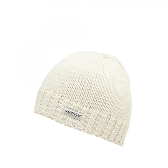 Devold TUE MERINO BEANIE lue voksen 010A RAW WHITE 58 Devold TUE MERINO BEANIE lue voksen 010A RAW WHITE 58
