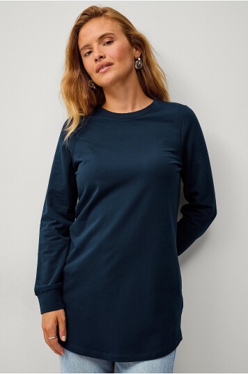 Ellos Collection Genser tunika Blå