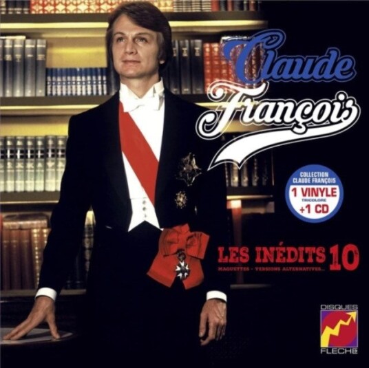 Claude Francois Les Inedits Vol 10 Blue White Red Vinyl