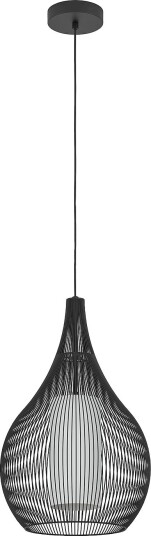 EGLO Pendel Razoni 1 D32,5 Svart Takpendler