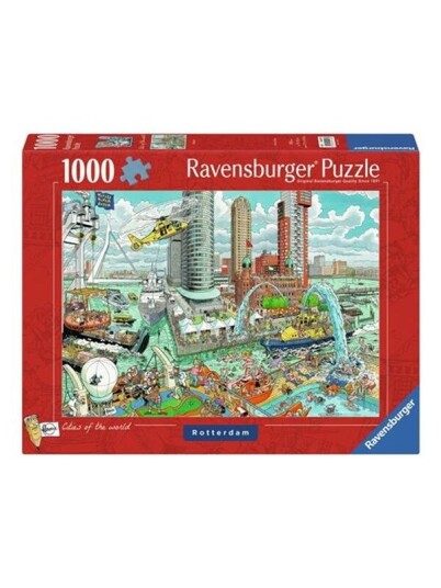 Ravensburger Jigsaw puzzle Fleroux Rotterdam 1000 pcs. Ravensburger Jigsaw puzzle Fleroux Rotterdam 1000 pcs.