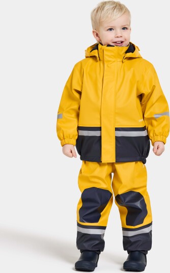 Didriksons Kids' Boardman C Set 90, Oat Yellow Didriksons Kids' Boardman C Set 90, Oat Yellow