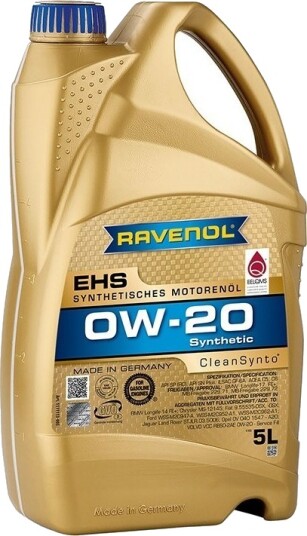 Motorolje RAVENOL EHS 0W20 5L Motorolje RAVENOL EHS 0W20 5L