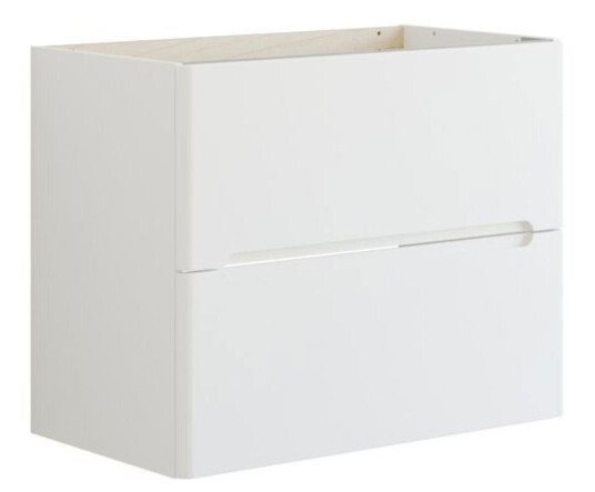 Dansani Inzo Vintage Servantskap med Integrert Grep Hvit Matt / 80cm