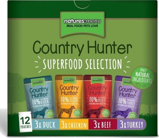 Natures Menu Natures:Menu Country Hunter Dog Multipack 12X150 G