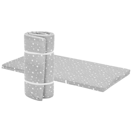 fillikid Madrass til reiseseng Bambina; 120x60x60x4 cm LxBxDxH; Lysegrå